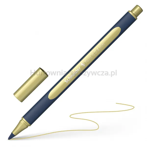 Schneider Pióro Kulkowe Paint-It 050, Metaliczne 0,4 Mm, Złoty Metalik