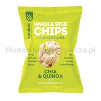 Chipsy ryżowe pełnoziarniste z chia i quinoa BEZGL. 60 g