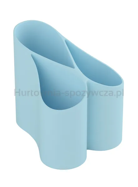 Przybornik na biurko ICO Lux, pastelowy niebieski