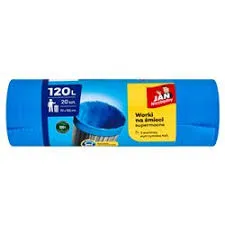 Jan Niezbędny Worki Na Śmieci Ld Niebieskie 120 L 20 Sztuk