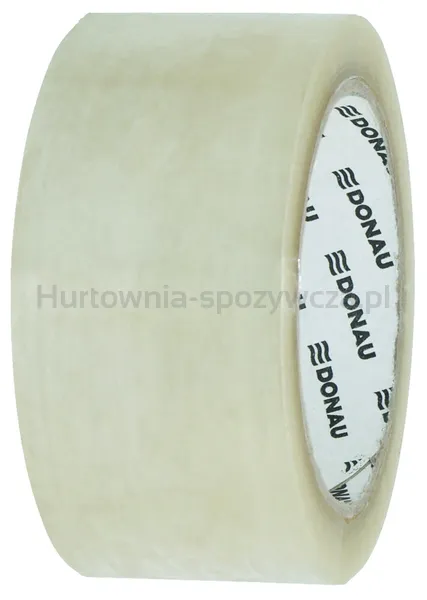 Donau Taśma pakowa Solvent , 48mm, 60m, 42mikr., transparentna