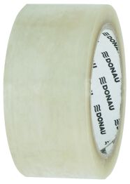 Taśma pakowa DONAU Solvent , 48mm, 60m, 42mikr., transparentna