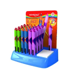 Pióro kulkowe KEYROAD, display, mix kolorów