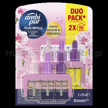 Ambi Pur 3Volution Flowers And Spring Wkład Do Elektrycznego Odświeżacza Powietrza 40Ml