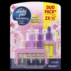 Ambi Pur 3Volution Flowers And Spring Wkład Do Elektrycznego Odświeżacza Powietrza 40Ml