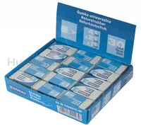 Gumka uniwersalna DONAU, 41x21x11mm, biała - 3