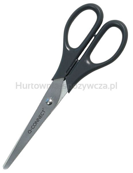 Q-Connect Nożyczki biurowe klasyczne, 17cm, czarne  - 2