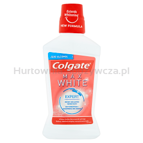 Colgate Płyn Do Płukania Jamy Ustnej Max White Natychmiastowo Bielsze Zęby 500 Ml