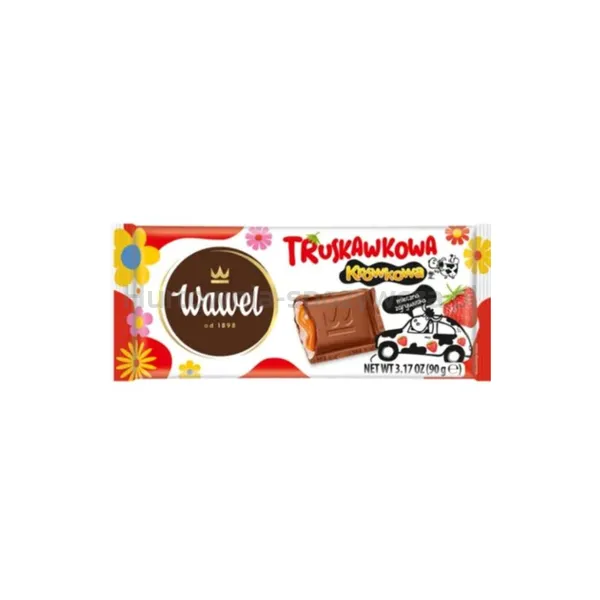 Wawel Czekolada Truskawkowa Krówkowa 90G