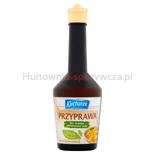 Kucharek Przyprawa Do Zup I Potraw W Płynie Bez Dodatku Glutaminianu Monosodowego 215G 