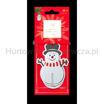 Aroma Home Odświeżacz Powietrza Do Samochodu Xmas Cellulose 3D Snowman Grzane Wino
