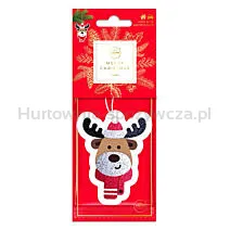 Aroma Home Odświeżacz Powietrza Do Samochodu Xmas Cellulose 3D Snowman Grzane Wino