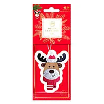Aroma Home Odświeżacz Powietrza Do Samochodu Xmas Cellulose 3D Snowman Grzane Wino