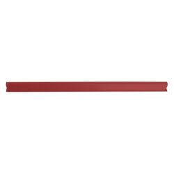 Donau Listwa zaciskająca, PVC, A4, 8mm, do 80 kartek, czerwona 