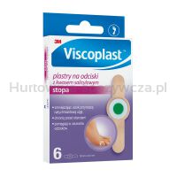 Plastry na odciski VISCOPLAST, z kwasem salicylowym,70x12,5mm, pudełko, 6szt. - 3