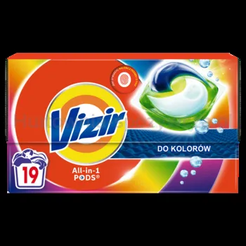 Vizir Kapsułki do prania All in1 PODS Color 19 szt. (19 x 18,2 g)