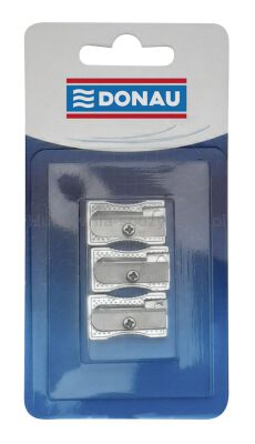 Donau Temperówka aluminiowa, pojedyncza, blister - 3szt. 