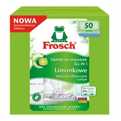Frosch Tebletki do zmywarek Green Lemon All In ONE 50 szt.