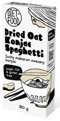 Diet Food Makaron Shiritaki Konjac Owsiany Spaghetti Suchy 80 G