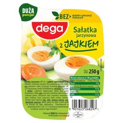 Sałatka Dega Jarzynowa Z Jajkiem 250 G
