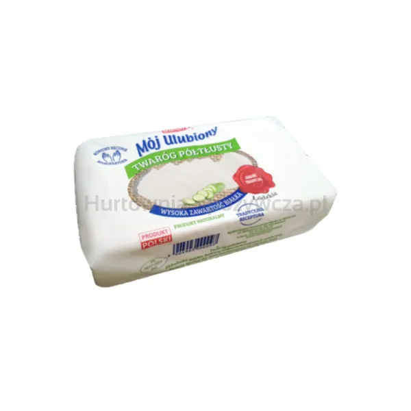 Wieluń Twaróg półtłusty w pergaminie około 1kg