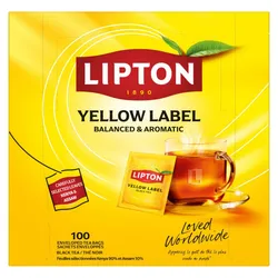 Lipton Herbata Yellow Label 100 Kopert X1,8G x 10 sztuk