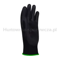 Rękawice DONAU SAFETY PU Black, kat. II, rozm. 11, czarne - 3