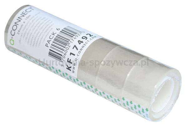 Taśma biurowa Q-CONNECT, 24mm, 10m, 6szt. - 2