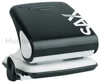 Dziurkacz SAXDesign 418 paperbox, dziurkuje do 25 kartek, czarny - 2