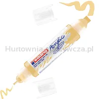 Marker akrylowy 3D e-5400 EDDING, podwójny, 2-3 mm, 5-10 mm, żółty pastelowy - 3