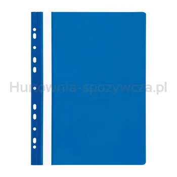Skoroszyt A4 z europerforacją PP granat 10 sztuk