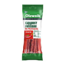 Olewnik Kabanosy roślinne na przekąskę pikantne 85g