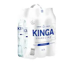 Woda mineralna KINGA SPARCLINO, gazowana, 1,5l, kaucja