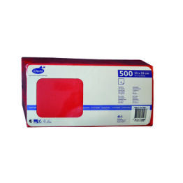Duni Serwetki 1 warstwowe 33x33 cm Czerwony 500 szt..