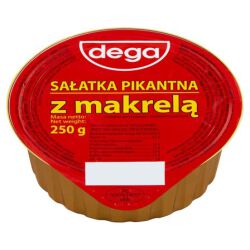 Sałatka Dega Pikantna Z Makreli 250 G