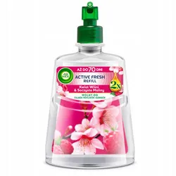 Air Wick Odświeżacz Powietrza Active Fresh Kwiat Wiśni I Soczyste Maliny Wkład 228 Ml