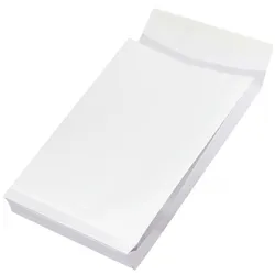 Koperty RBD z taśmą silikonową OFFICE PRODUCTS, HK, C4, 229x324x38mm, 130gsm, 250szt., białe