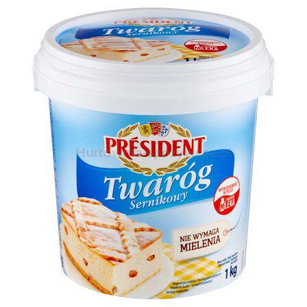 President Twaróg Sernikowy 1Kg Wiaderko