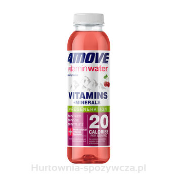 4Move Vitamin Water #Regeneration Witaminy+Minerały 556 Ml