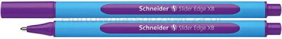 Schneider Długopis Slider Edge, XB, fioletowy 