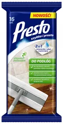 Presto Ściereczki gospodarcze do podłóg, 16szt., białe