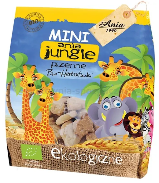 Ciastka Mini Jungle Bio 100 G