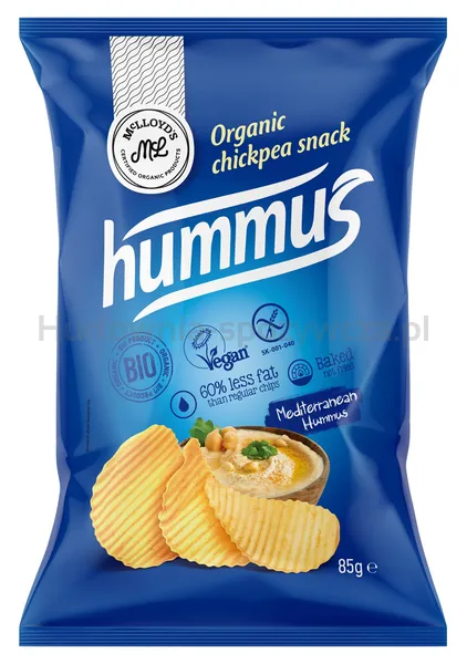 Chipsy Z Ciecierzycy O Smaku Hummusu Bezgl. Bio 85 G