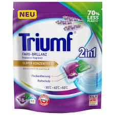 TRIUMF 18szt Farb-Brillanz Kapsułki do prania tkanin kolorowych 2w1