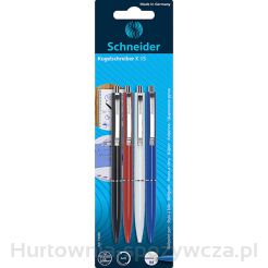 Długopis Automatyczny Schneider K15, 4 Szt., Blister