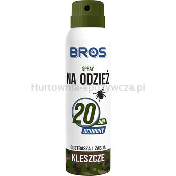 Bros spray na odzież- odstrasza i zabija kleszcze 90ml
