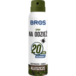 Bros spray na odzież- odstrasza i zabija kleszcze 90ml