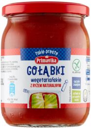 Gołąbki wegetariańskie z ryżem naturalnym BEZGL 480 g