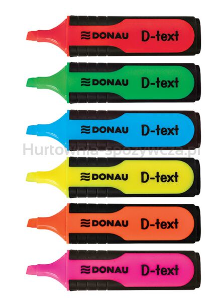 Donau Zakreślacz fluorescencyjny D-Text, 1-5mm (linia), niebieski  - 3