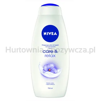 Nivea Płyn Do Kąpieli I Żel Pod Prysznic 2W1 Care Relax 750Ml